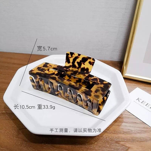 Hollow Square Hair Claw Clip
